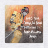 Firefighter's Prayer T-Shirt Iron On Label Etiketten (Design 2)