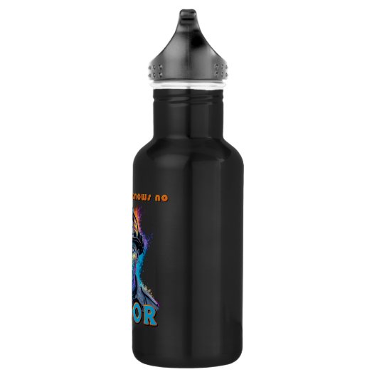 "Firefighting Knows No Color" Edelstahlflasche (Rechts)