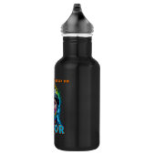 "Firefighting knows no color" Weiblich Edelstahlflasche (Rechts)