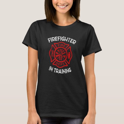 Firefighting Men Women Funny Fireman Firefighter I T-Shirt (Vorderseite)