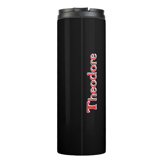 Firefighting Saved Me Slogan Thermosbecher (Rückseite)