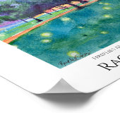 Fireflies at the Naval Academy Poster (Ecke)