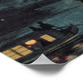 Fireflies bei Ochanomizu von Kobayashi Kiyochika Poster (Ecke)