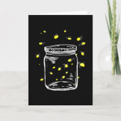 Fireflies Glas Jar Firefly Karte (Vorderseite)