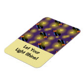 Fireflies Graphic on Lila Magnet (Linke Seite)