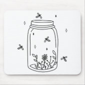 Fireflies in einer Jar-Maus-Pad Mousepad (Vorne)