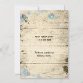 Fireflies in Jars Rustic Bridal Dusche Einladung (Rückseite)