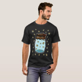 Fireflies Jar Glowworm Entomology Insect Bug T-Shirt (Vorne ganz)