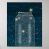 Fireflies & Jar Painting Poster (Vorne)