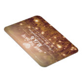 Fireflies Nature Whimsical Save the Date Magnet (Rechte Seite)