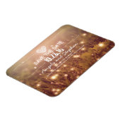 Fireflies Nature Whimsical Save the Date Magnet (Linke Seite)
