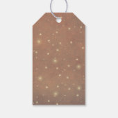 Fireflies Night Meadow Rustic Country Wedding Geschenkanhänger (Rückseite)