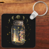 Fireflies-Schläge im Jar-Firefly-Blitzinsekten GL Schlüsselanhänger (Rückseite)