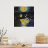 Fireflies über das Susquehanna Fine Art Poster (Küche)