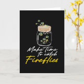 Fireflies Zeit zum Fangen Karte (Gelbe Blume)