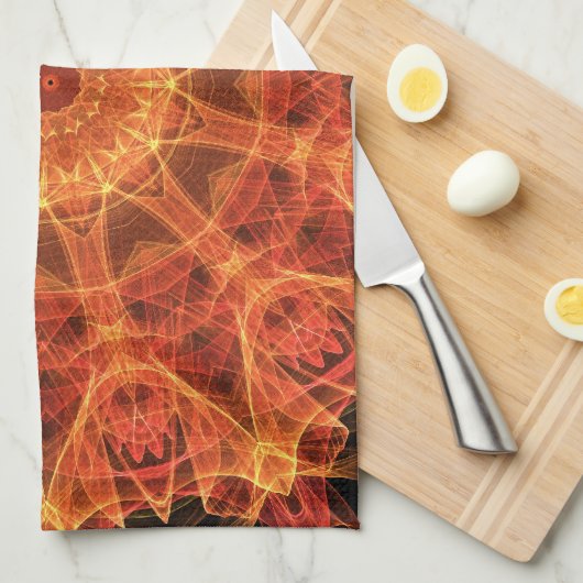 fireflower geschirrtuch (Viertel Falte)