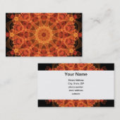 Fireflower Kaleidoskop Visitenkarte (Vorne/Hinten)