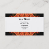 Fireflower Kaleidoskop Visitenkarte (Rückseite)