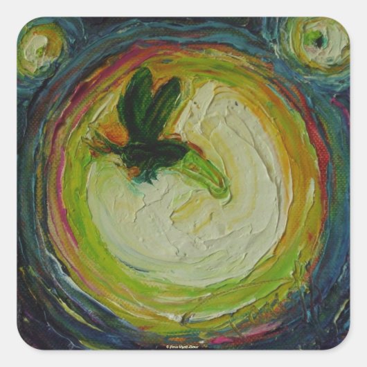 Firefly-Aufkleber Quadratischer Aufkleber (Vorderseite)