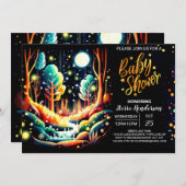 Firefly Baby Shower Einladung (Vorne/Hinten)