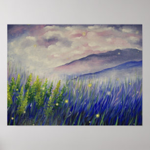 Firefly Canvas Print Poster