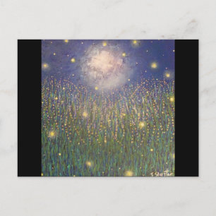 Firefly Charm Postcard Postkarte