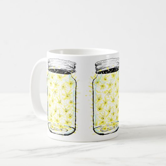 Firefly Frenzy Kaffeetasse (Vorderseite Links)