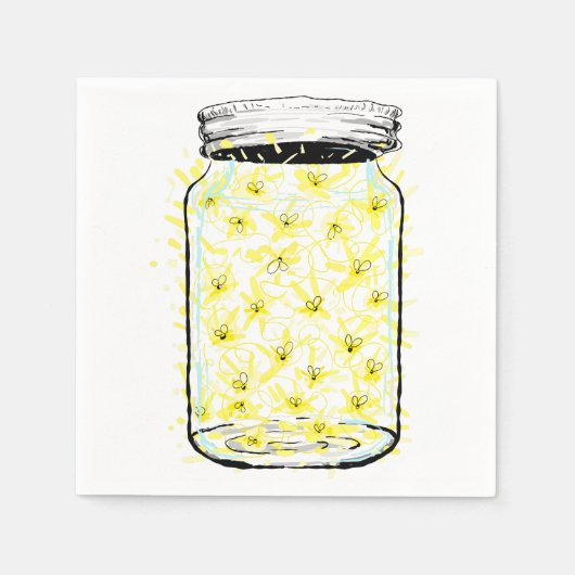 Firefly Frenzy Serviette (Vorderseite)