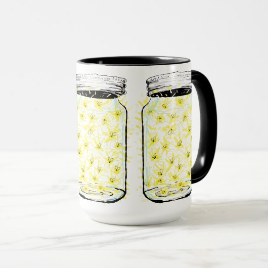 Firefly Frenzy Tasse (VorderseiteRechts)