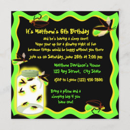 Firefly Frolic Birthday Einladung
