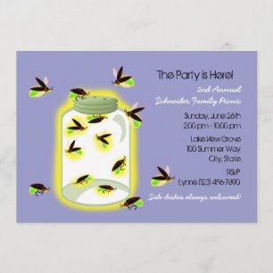 Firefly Frolic Party Einladung