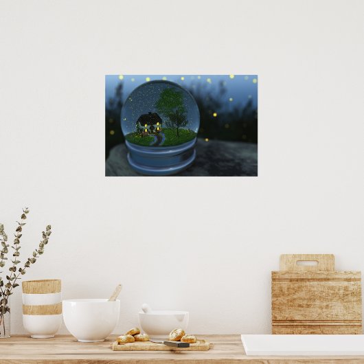 Firefly Globe Print Poster (Küche)