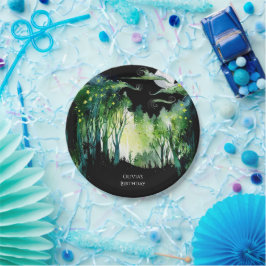 Firefly Glow Woodland Geburtstag Pappteller