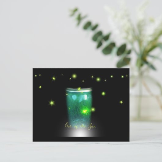 Firefly Gruß Postkarte (Stehend Vorderseite)