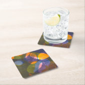 Firefly I Rechteckiger Pappuntersetzer (Vor Ort)