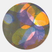 Firefly I Runder Aufkleber (Vorderseite)