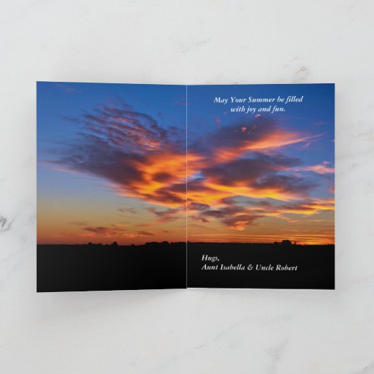 Firefly / Lighting BugFun Karte (Innenseite)