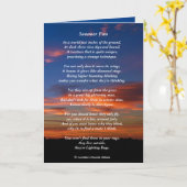 Firefly / Lighting BugFun Karte (Gelbe Blume)