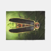 Firefly Lightning Bug - Indiana Staat Bug Fleecedecke (Vorderseite (Horizontal))