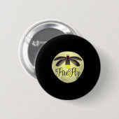 Firefly Lightning Bug Summer Gift Button (Vorne & Hinten)