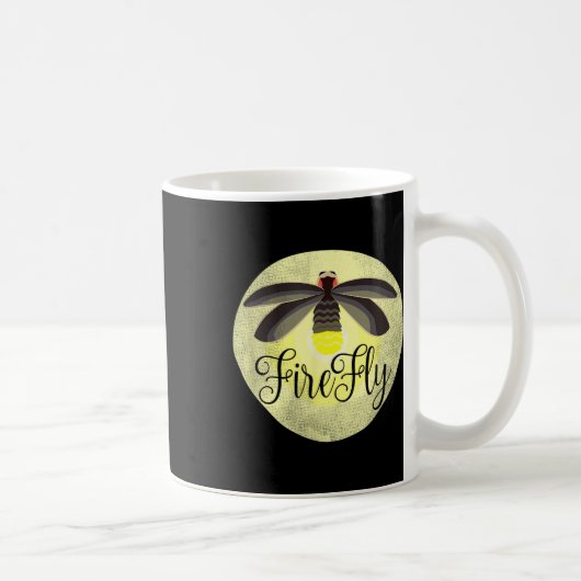 Firefly Lightning Bug Summer Gift Kaffeetasse (Rechts)