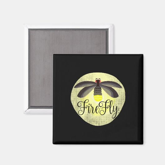 Firefly Lightning Bug Summer Gift Magnet (Vorderseite/Rückseite)