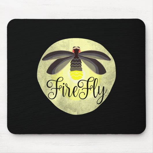 Firefly Lightning Bug Summer Gift Mousepad (Vorne)