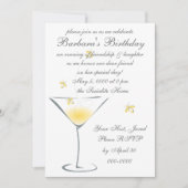 Firefly Martini Einladung (Vorderseite)