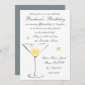 Firefly Martini Einladung (Vorne/Hinten)