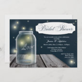 Firefly Mason Jar Bridal Einladungen (Vorne/Hinten)