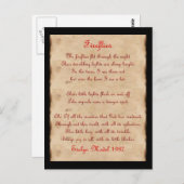 Firefly Postkarte (Vorne/Hinten)