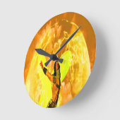 Firefly Runde Wanduhr (Winkel)
