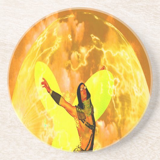 Firefly Sandstein Untersetzer (Vorne)