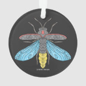 Firefly (schwarz) - Akryllische Ornamente (Rückseite)
